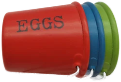 6er-Set Eier-Eimer / Eierbecher, süße Deko, oder Geschenksidee | Frühlingsfreude - Bild 4