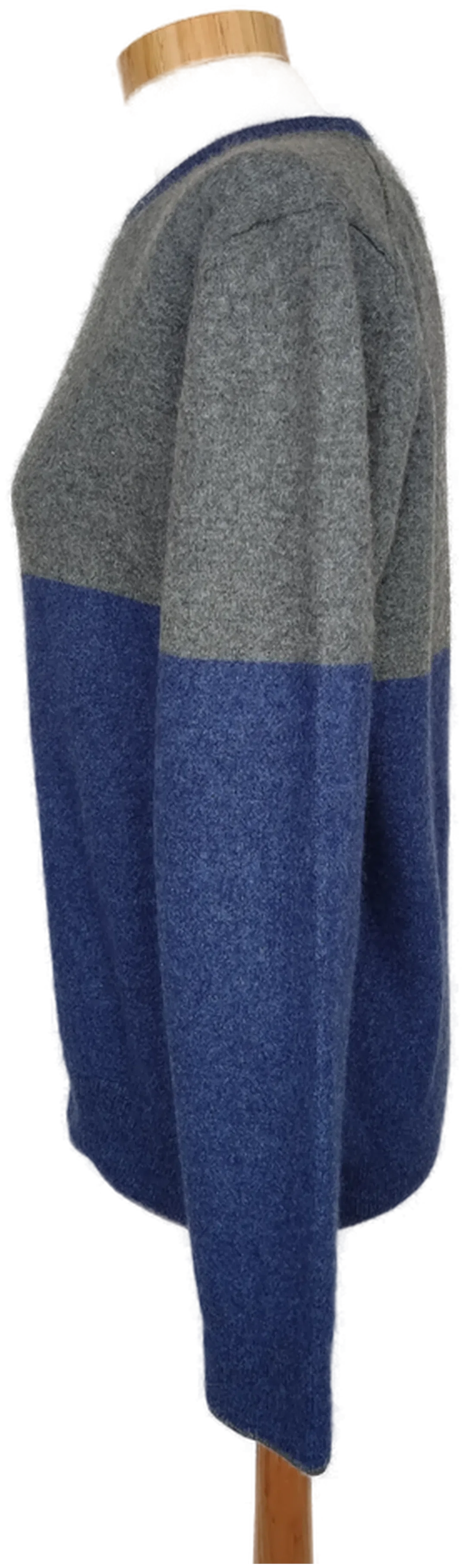Boden Damen Kaschmir-Pullover, blau/grau - L/40 – Bild 3