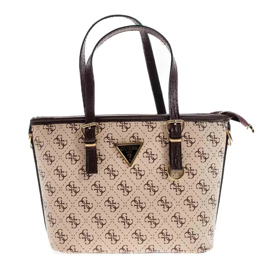 GUESS Damen Handtasche in braun-beige - Bild 1