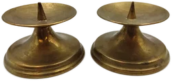 Vintage Messing-Kerzenhalter 2er-Set – Vorschau 2