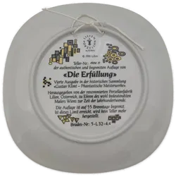 Lilien Porzellan Wandteller 5er-Set 