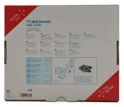 Isy IWB 3200 TV-/Fernseher-Wandhalterung – Bild 2