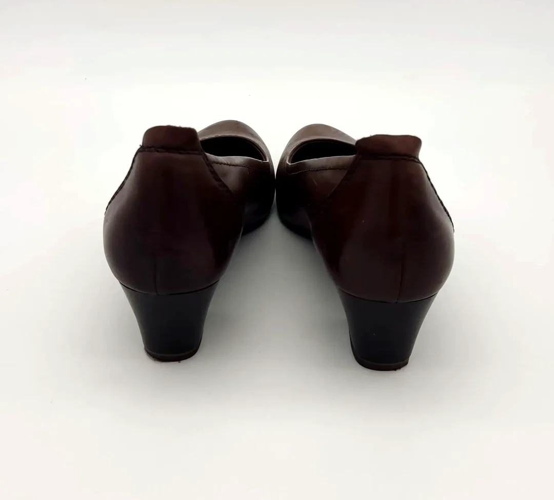 Tamaris Lederpumps, braun - Gr. 37 – Bild 4