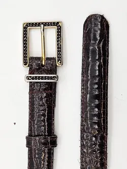 Damen Echtleder Gürtel - Länge ca. 90 cm - Bild 3