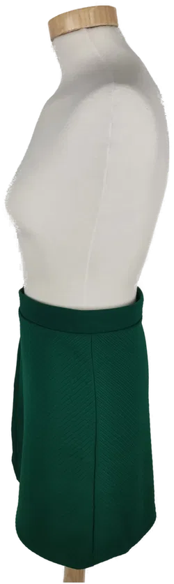 H&M Stretchrock in Grün mit Struktur, Größe L - Bild 5