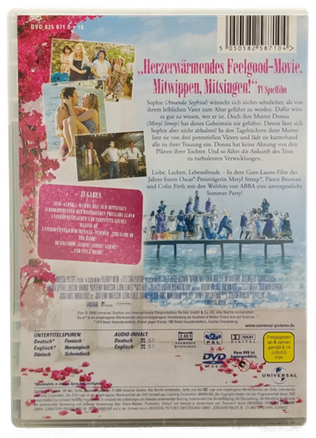 DVD "Mamma Mia! - Der Film" mit Meryl Streep und Pierce Brosnan – Bild 2