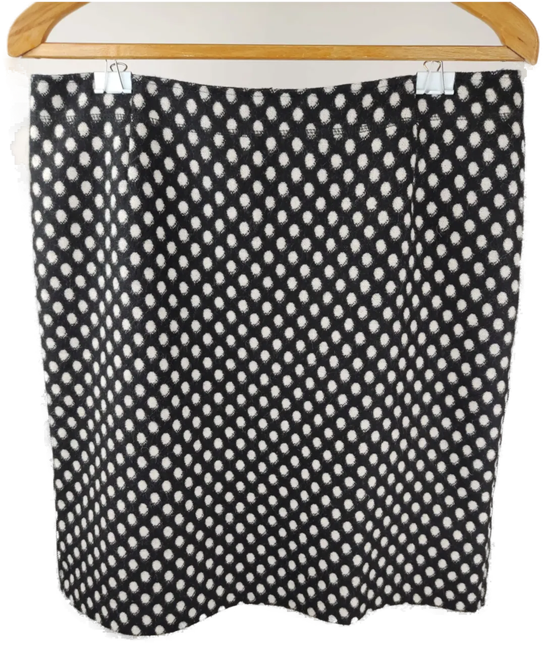Christian Berg Damen Midi  Rock schwarz/weiß gepunktet- L/40 - Bild 1