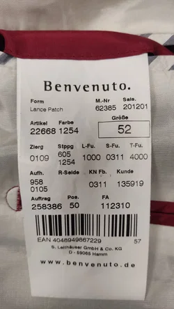 Benvenuto, Herrensakko, Leinen, blau, regular fit - Gr.52 – Vorschau 5