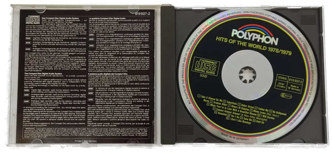 CD "Hits of the World" 1978/1979 – Bild 3