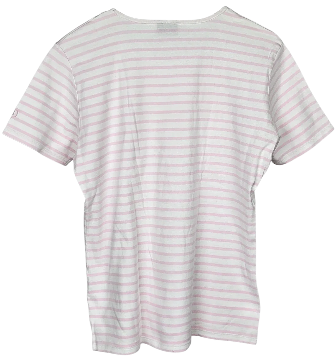 BOGNER Damen T-Shirt, weiß/grau - Gr. L  – Bild 2