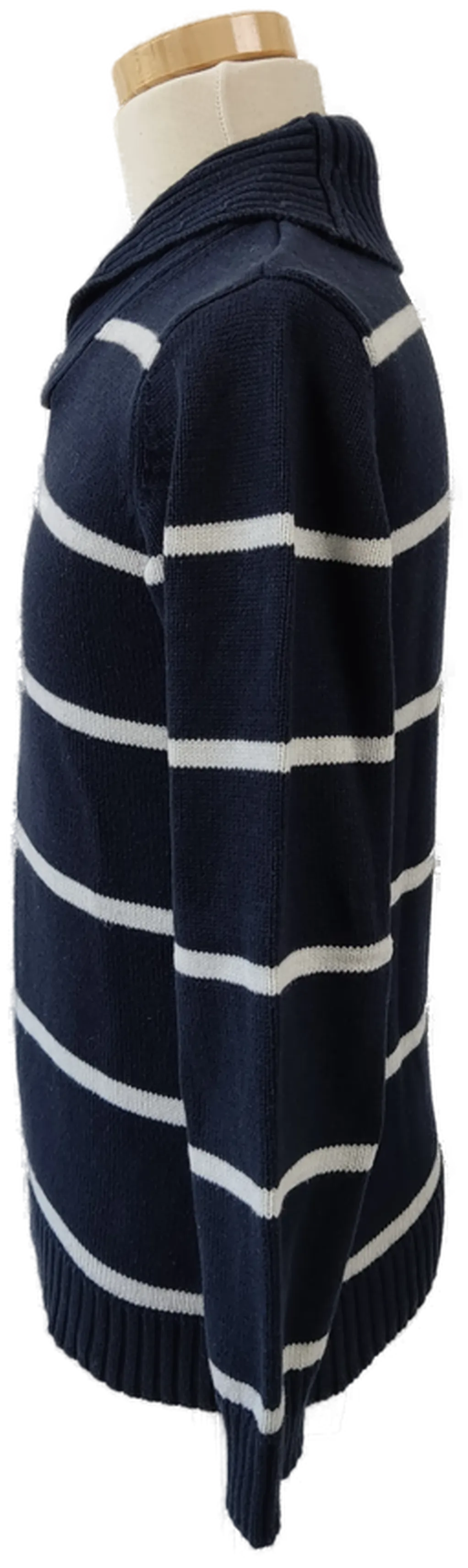 Division Kinder Pullover (J) blau weiß gestreift - 128 – Bild 2