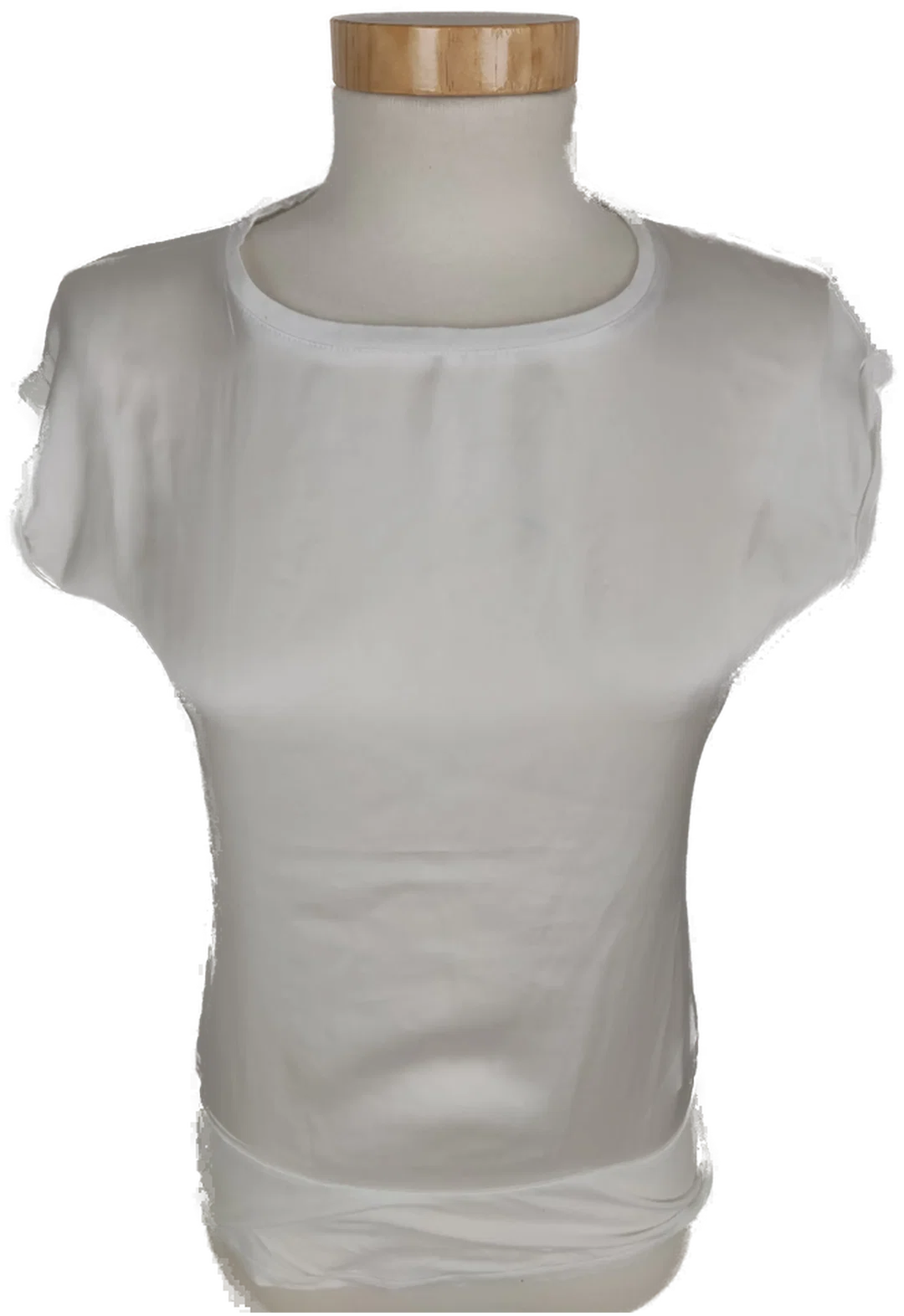 T-Shirt, "Garcia Jeans", kurzarm mit Rundhalsausschnitt, weiß, Größe 158/164 – Bild 1