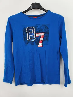 s.Oliver Langarmshirt, Junge Gr. 140, mit Wendepailletten