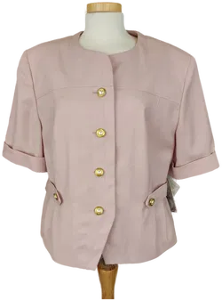 Peter Hahn Damen Kurzarm-Blazer - XL/42 - Bild 1