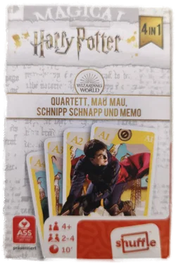 ASS, Kartenspiel "Harry Potter" 4 in 1