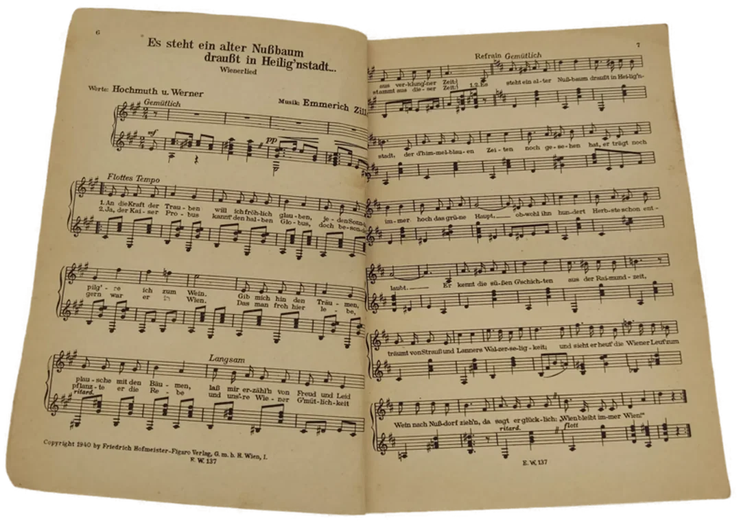 Buch "Ewiges Wien" "Ein Band schönster Wiener Lieder" – Bild 4