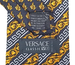 Versage Herren Seidenkrawatte gemustert – Vorschau 3
