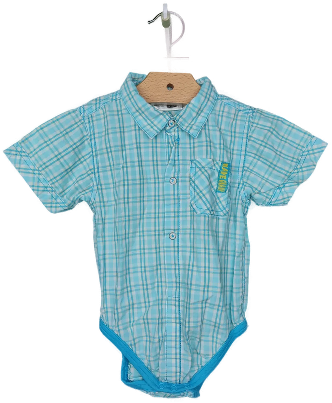 Ergee Jungen Hemdbody blau kariert - 86 cm - Bild 4