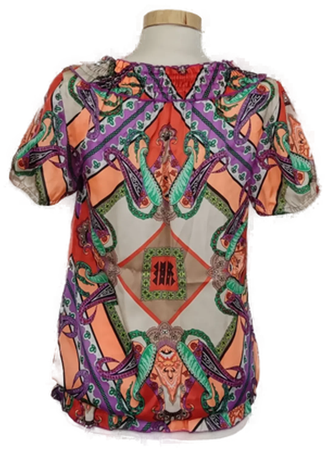 Comma Damen Bluse bunt Gr. 34 – Bild 2