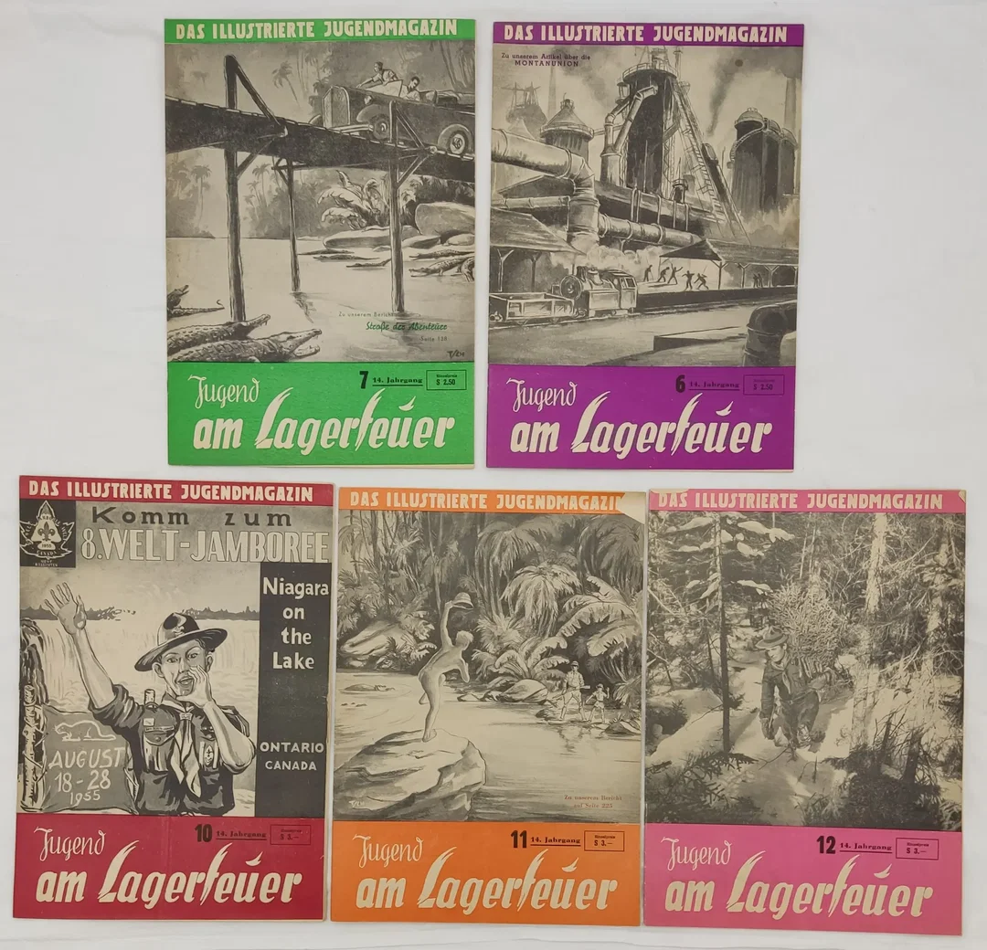 Jugendzeitschrift - Jugend am Lagerfeuer - 18 Stück – Bild 3
