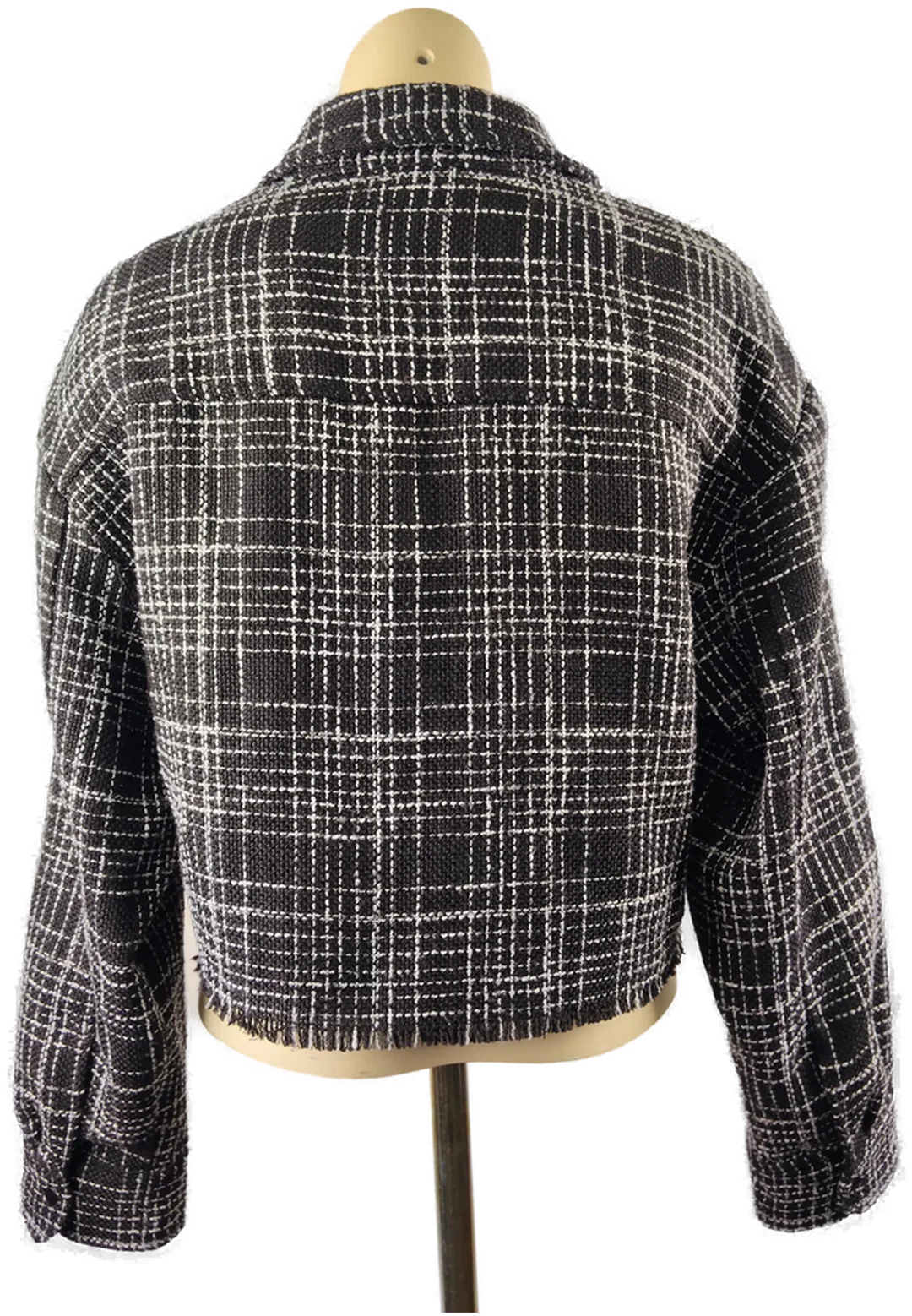 H&M Damenblazer Mit Top Schwarz-Weiß | Retro-Chic – Bild 5