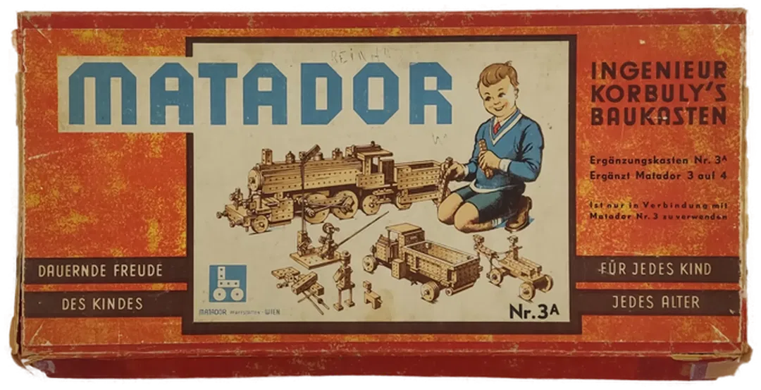 MATADOR Korbulys Vintage Baukasten aus Holz 