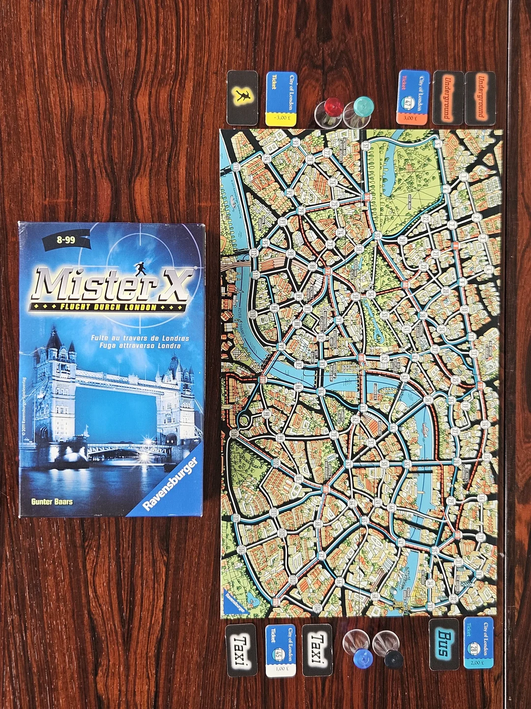 Mister X - Flucht durch London - Gesellschaftsspiel - Ravensburger – Bild 3