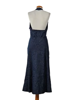 ZARA Damen Maxikleid, jeansblau - Gr. L / 40  – Vorschau 2