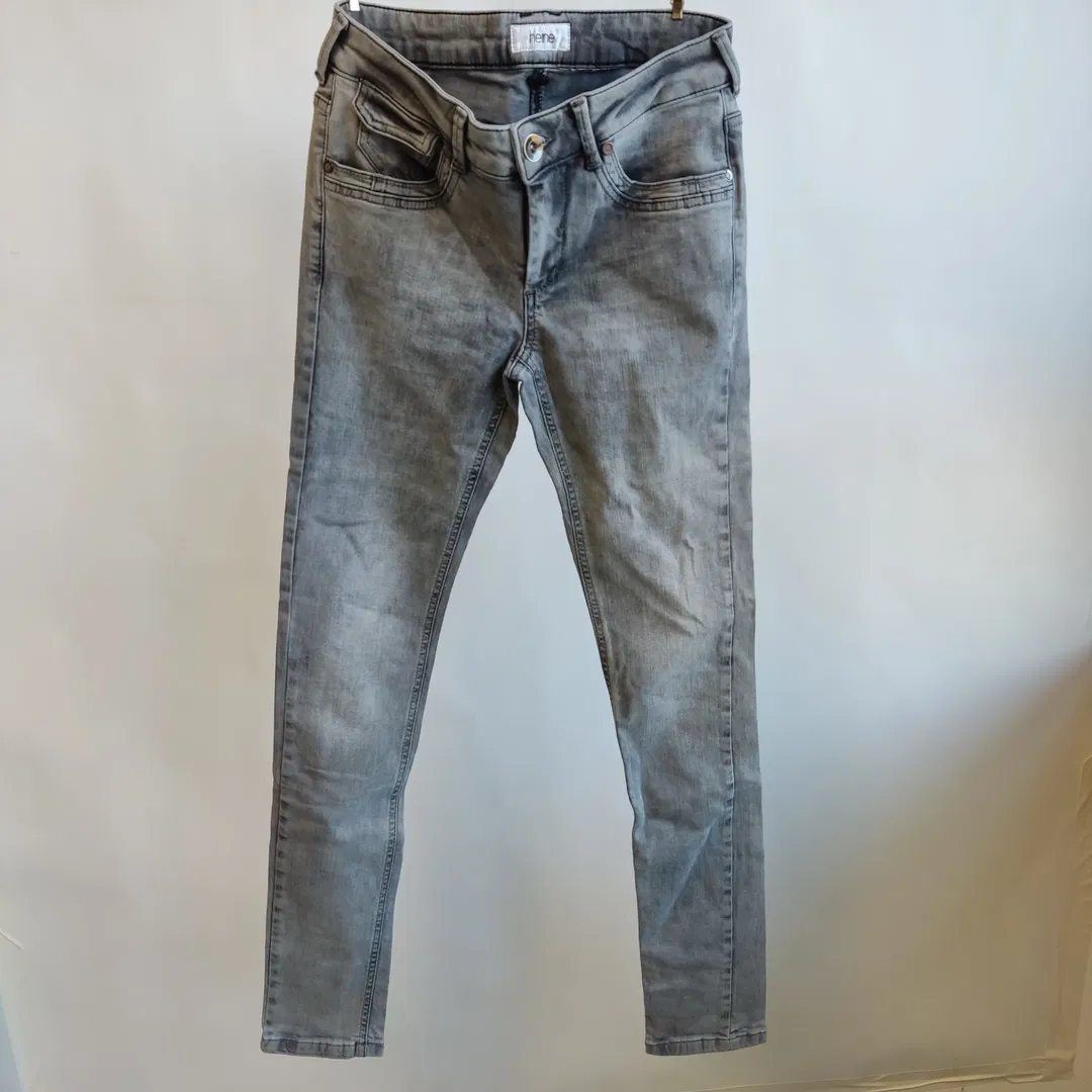 Heine Damen Jeans grau - Gr. 44 - Bild 4