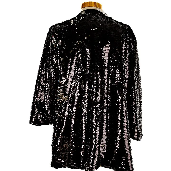 Vero Moda Pailetten Gun Metal Blazer Gr. XL – Bild 2