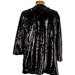 Vero Moda Pailetten Gun Metal Blazer Gr. XL - Bild 2