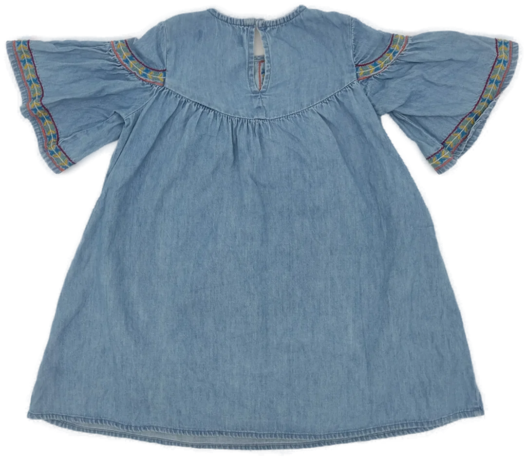 Zara Kinder Kleid blau Gr.110 – Bild 2