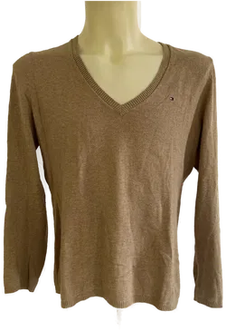 HILFIGER Pullover Herren Gr. XL Cashmere - Bild 3