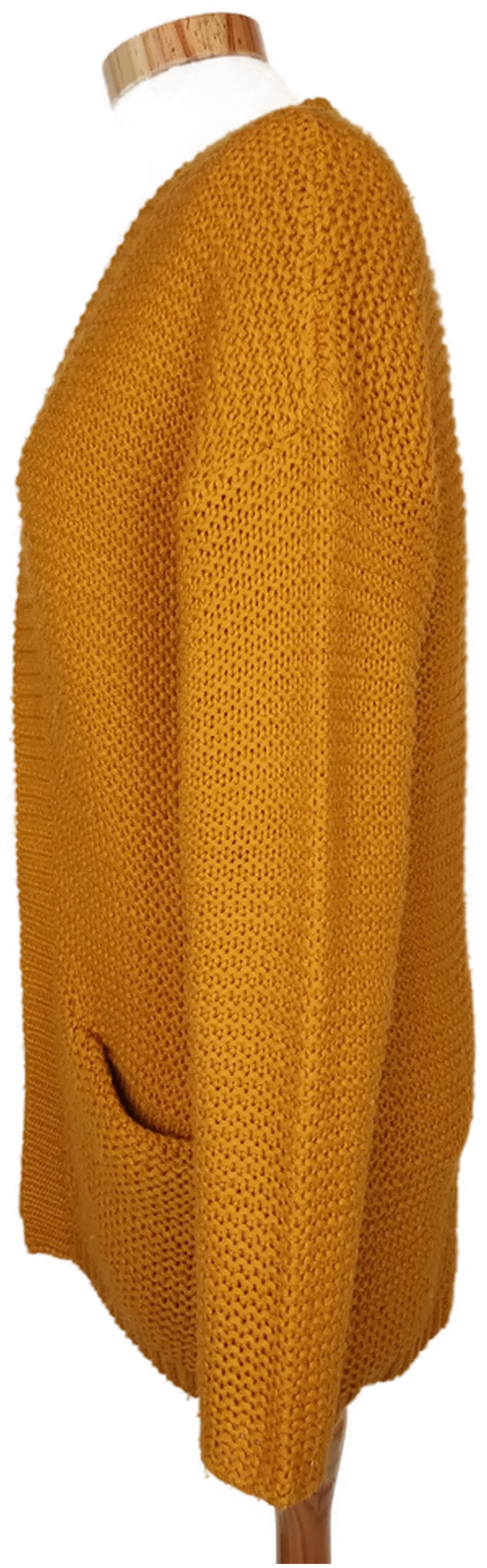 Vero Moda Damen Strickjacke senf - XS/34 – Bild 3