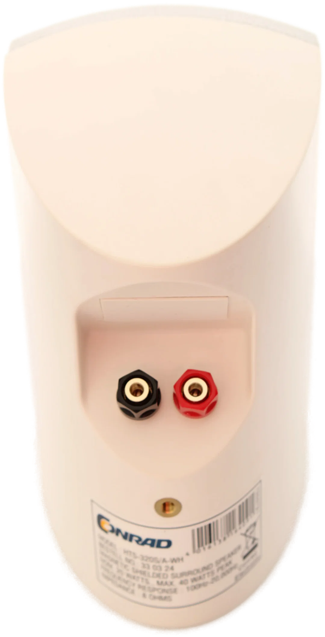 Conrad HTS-320S/A-WH Surround Lautsprecher – 40 Watt – Weiß – Magnetisch geschirmt – Bild 2