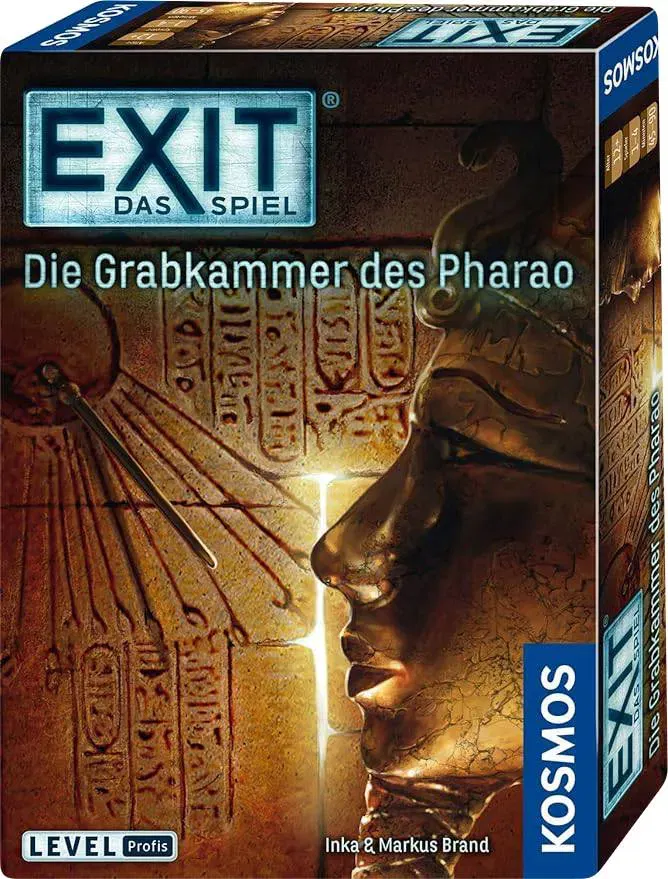 Komos EXIT – Das Spiel: Die Grabkammer des Pharao | Kosmos | Level: Profis | Escape Room Spiel für 1–4 Spieler ab 12 Jahren - Bild 1