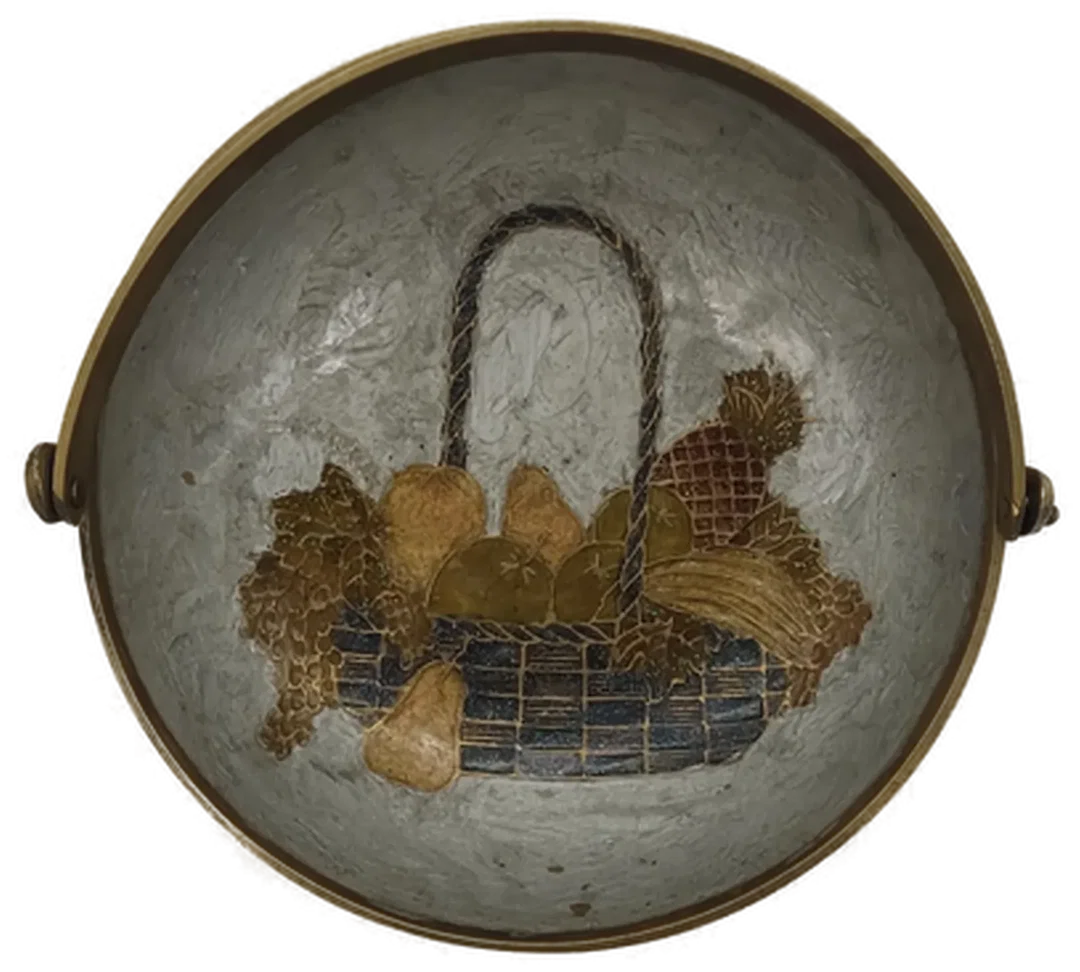 Obstschale aus Messing ⌀ 14cm – Bild 4