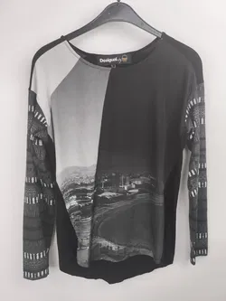 Desigual Langarm-Shirt Damen Gr. S - Bild 1