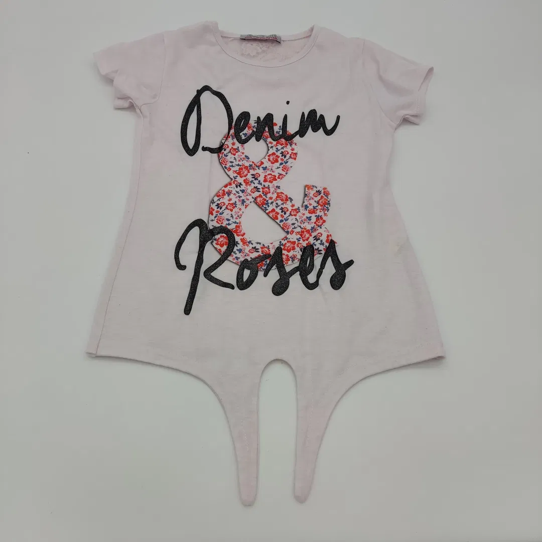 Kinderkurzarm T-Shirt rosa - 140 - Bild 1