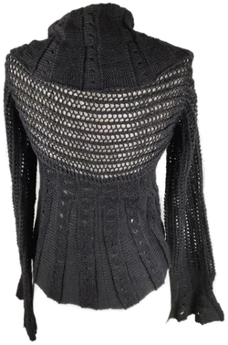 Sportalm Kitzbügel Strick-Cardigan - Gr. 40 / rückenfreier Look - Bild 4