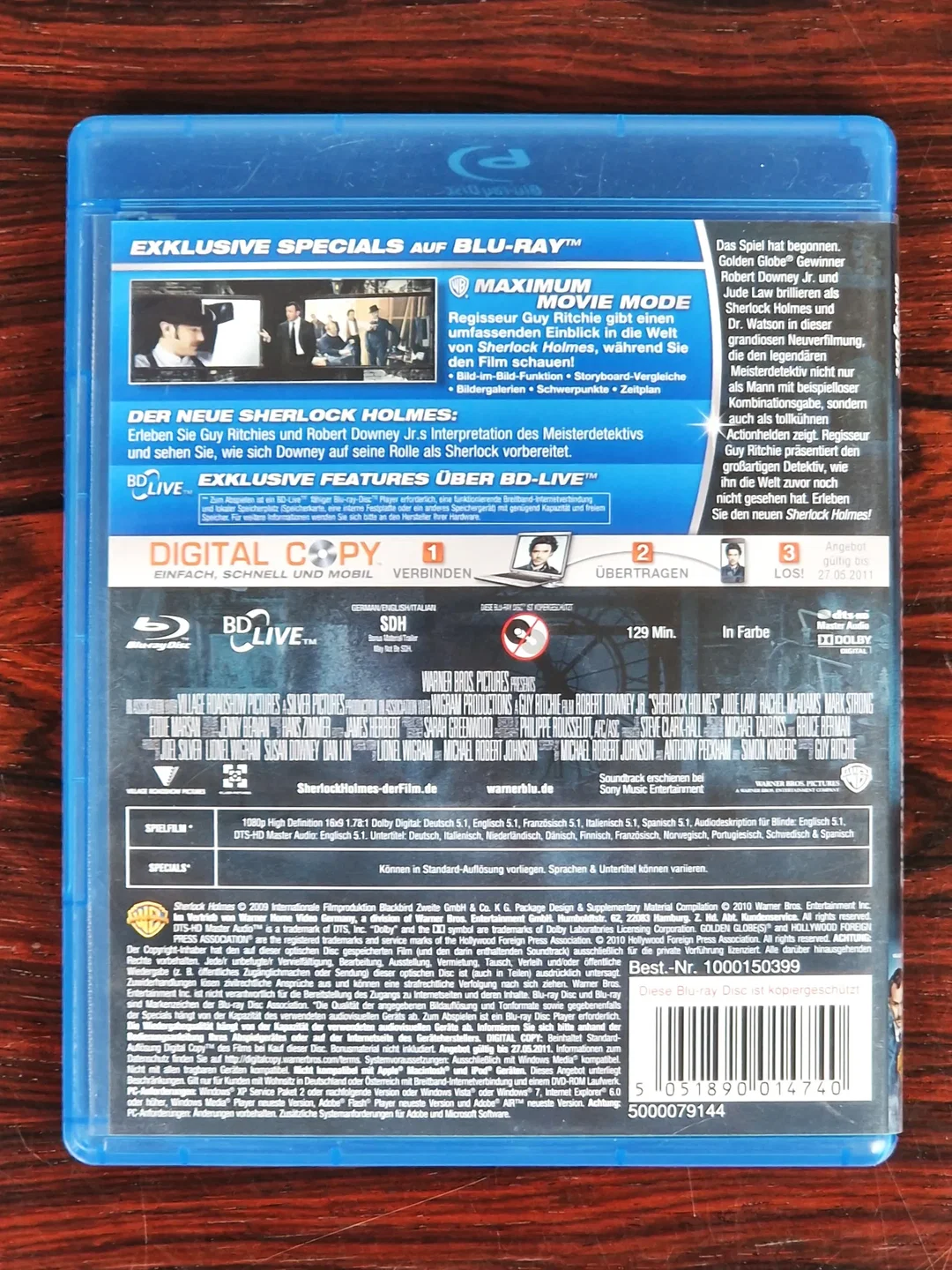 Sherlock Holmes - Film - Blu-ray – Bild 2