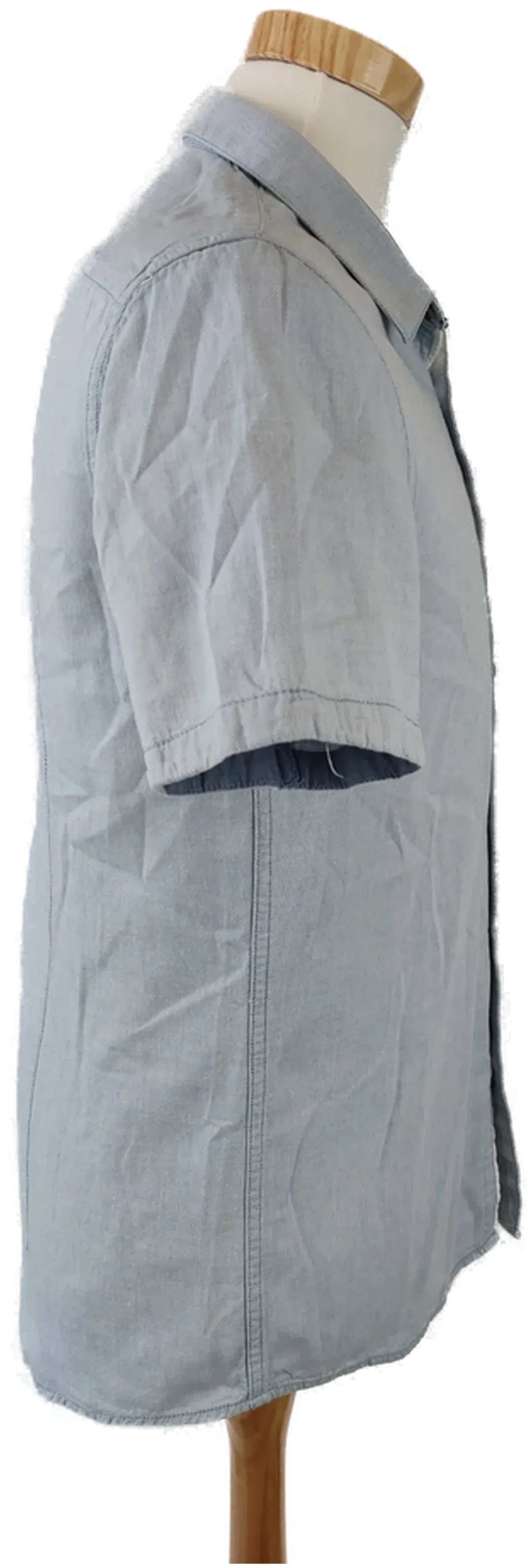 Tom Tailor Denim Herrenhemd, hellblau - Gr. M – Bild 2