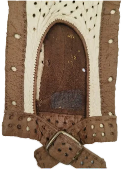 Vintage Autohandschuhe - braun/creme / ca. 21cm – Vorschau 3