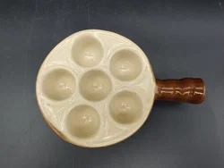 Fränzösische Vintage-Geschirr für Escargot-Schnecken von Emile Henry - Bild 5