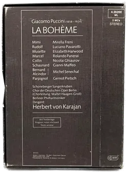 La Bohème auf 2 Musikkassetten  - Bild 2