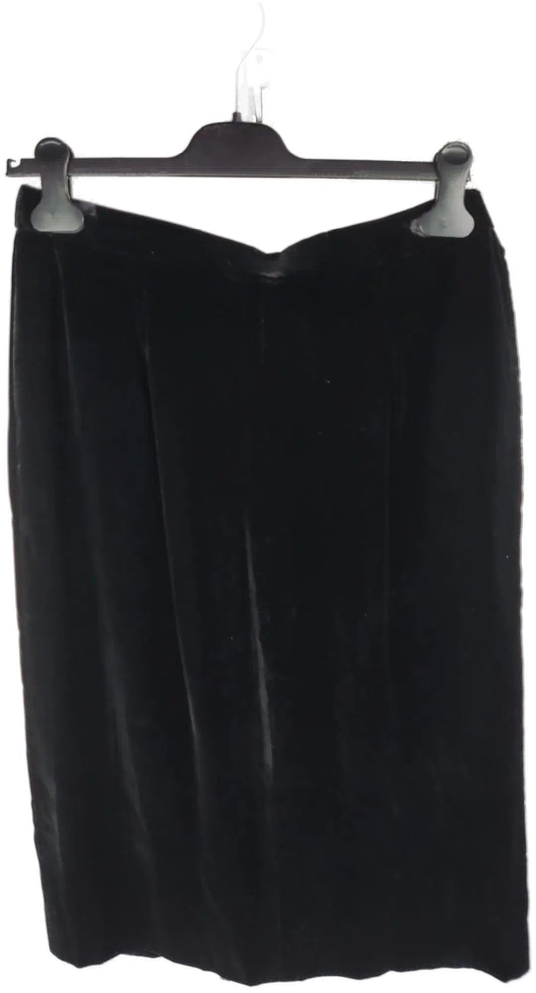 Damen Samtrock Midi schwarz - L/40 - Bild 4