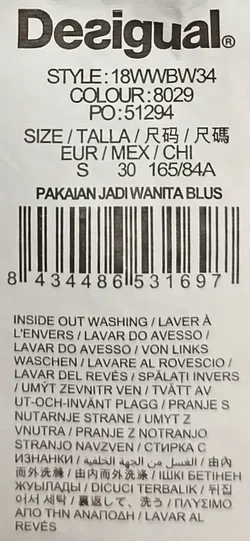 Desigual Damenbluse gemustert Gr. S - Bild 4