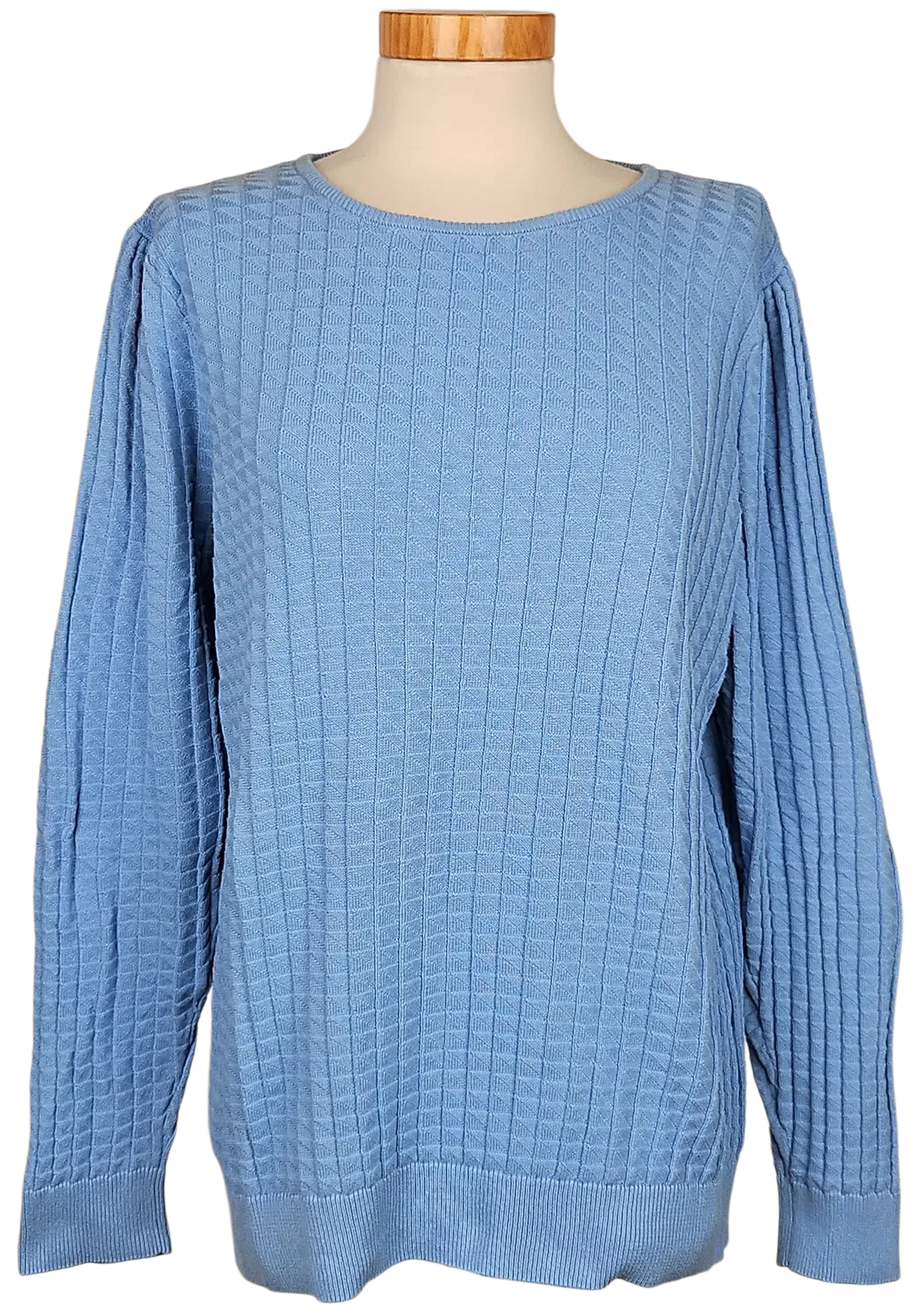 FREE/QUENT Damen Pullover, blau - Gr. L  - Bild 1