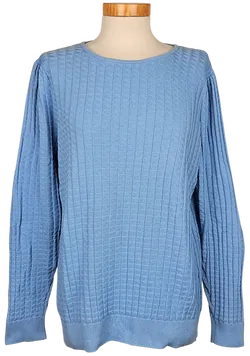 FREE/QUENT Damen Pullover, blau - Gr. L  - Bild 1