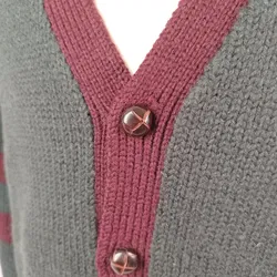 Ralph Lauren Polo Cardigan - Gr. L / 100% Wolle - Bild 5